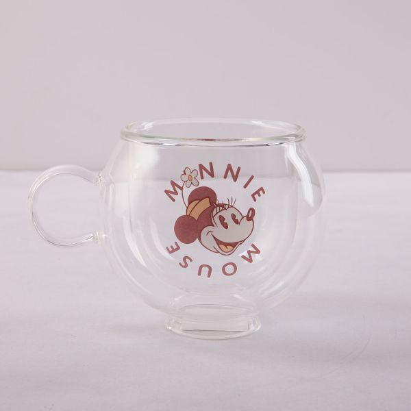 כוס זכוכית כפולה מיני מאוס