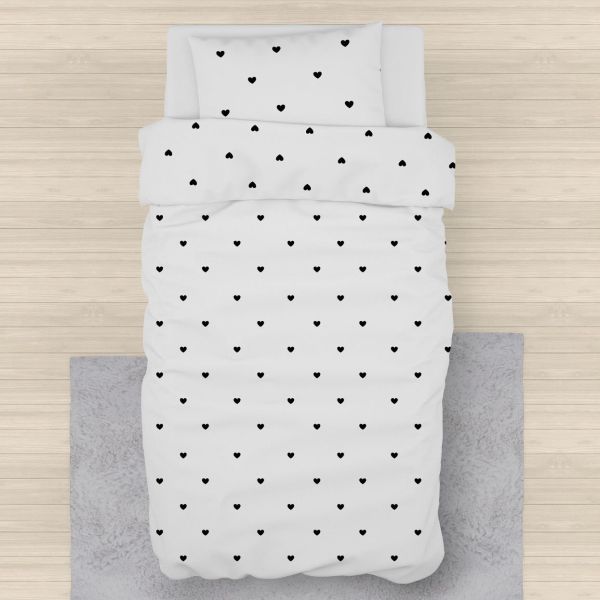 מצעי ג’רסי ילדים Black Heart