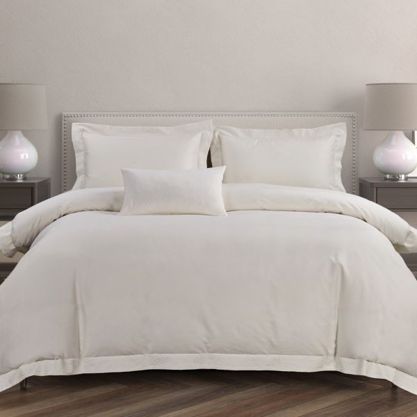 מצעי פרימיום Queen Pearl - ציפית נוי