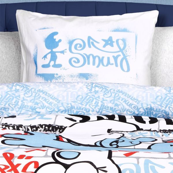 ציפית כותנה 50/70 ס”מ - דרדסים Smurf Artist thumbnail