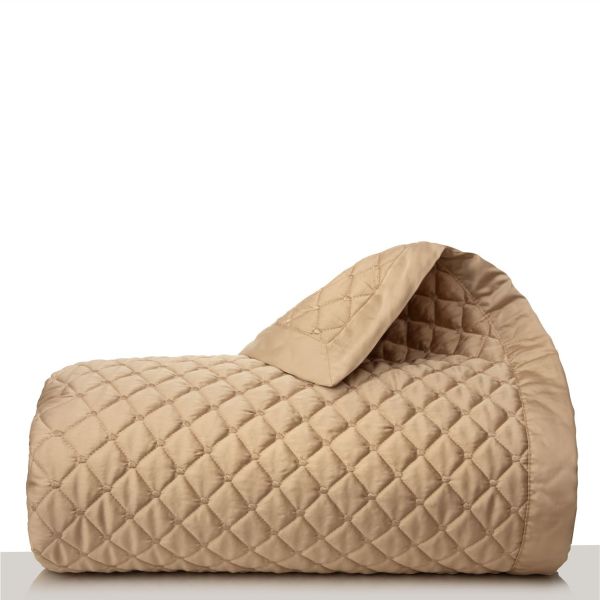 כיסוי מיטה יוקרתי 220/240 ס”מ 5C Beatrice - זהב thumbnail