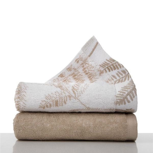 זוג מגבות אורחים כותנה - IVY thumbnail
