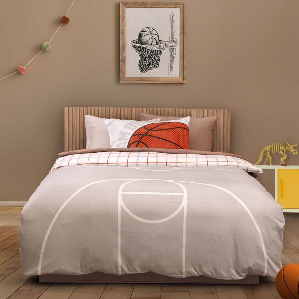 ציפית לכרית כותנה ג’רסי - דגם כדורסל COURT