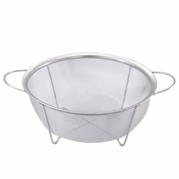 מסננת נירוסטה עם רגל