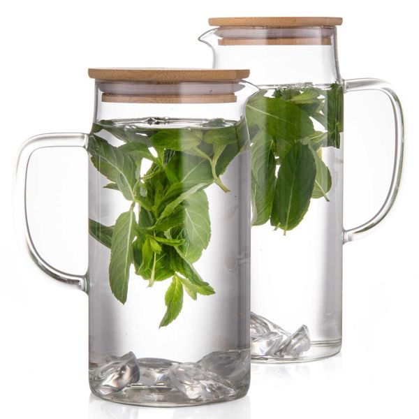 קנקן מים זכוכית - דגם PURE