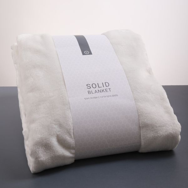 שמיכת חורף  מיקרופייבר - Solid