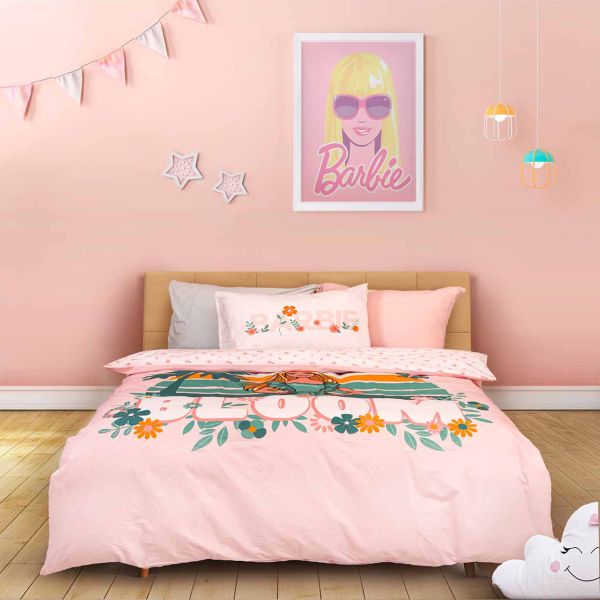 מצעי ילדים ברבי Barbie Bloom