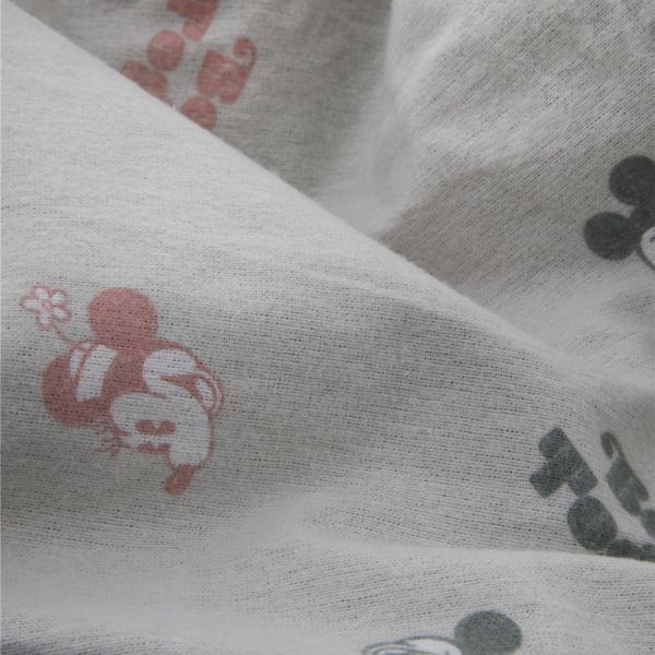 סט מצעי פלנל אורגני Mickey Vintage