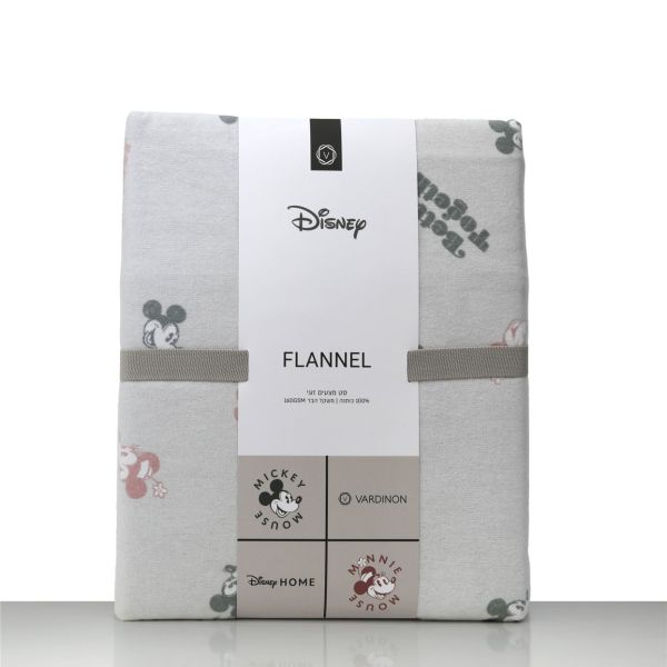 סט מצעי פלנל אורגני Mickey Vintage