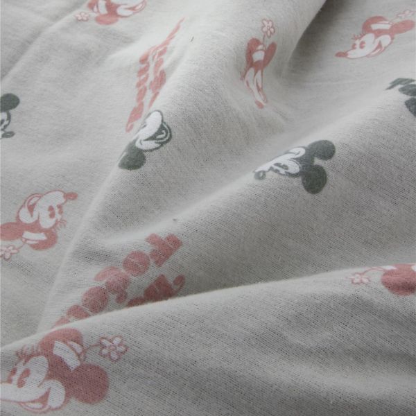 סט מצעי פלנל אורגני Mickey Vintage