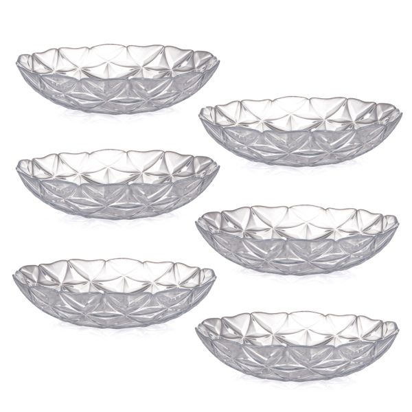 סט 6 קערות מרק - זכוכית ESTRELLA