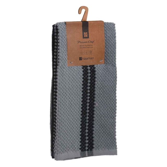 מארז 3 מגבות מטבח 100% כותנה ירוק