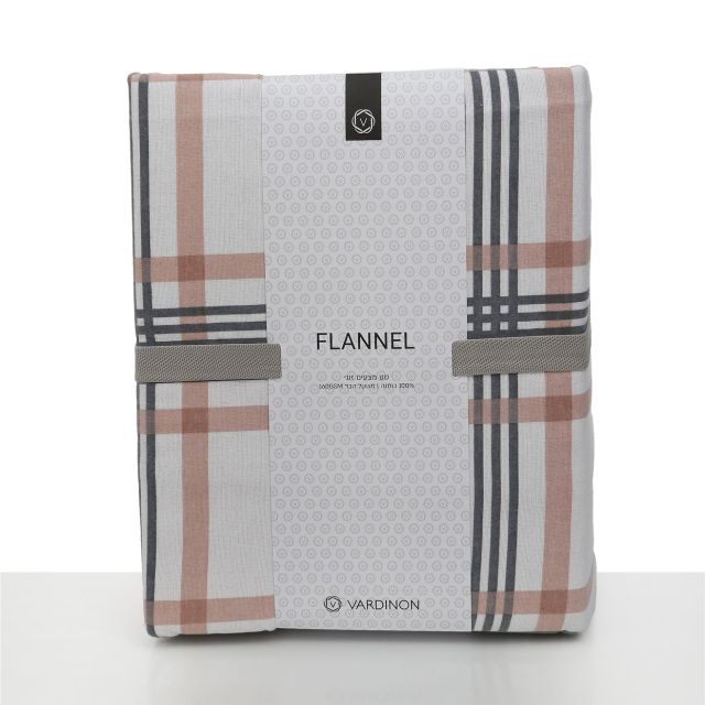 סט מצעים פלנל אורגני 100% כותנה - Blair
