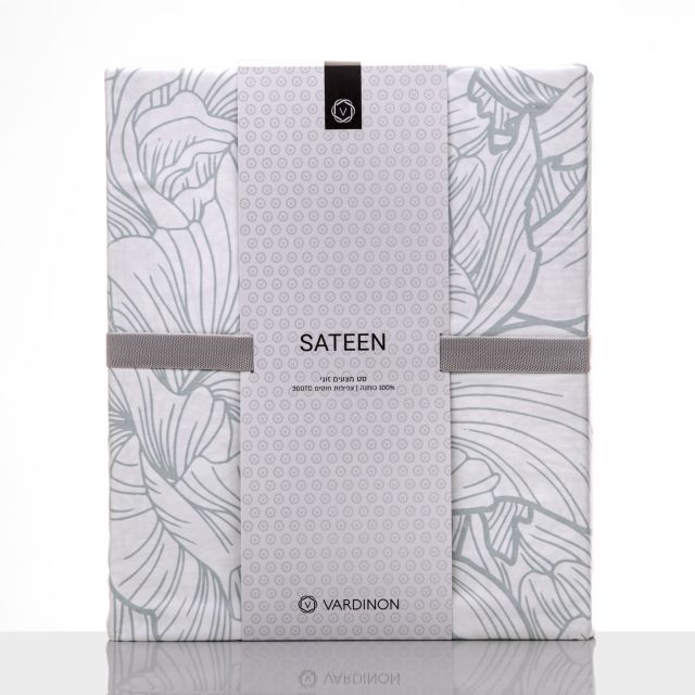 סט מצעים סאטן כותנה  300 חוטים – דגם Mona