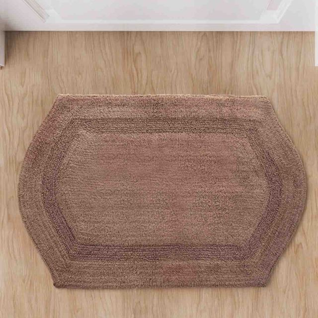 שטיח אמבטיה חום 50/80 ס”מ כותנה - Soho