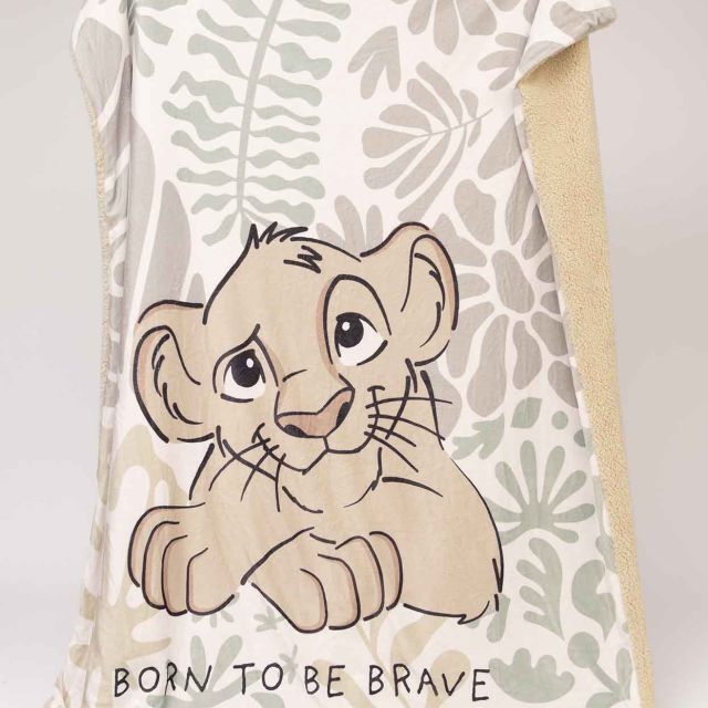 שמיכת חורף לילדים סימבה - דגם LION KING