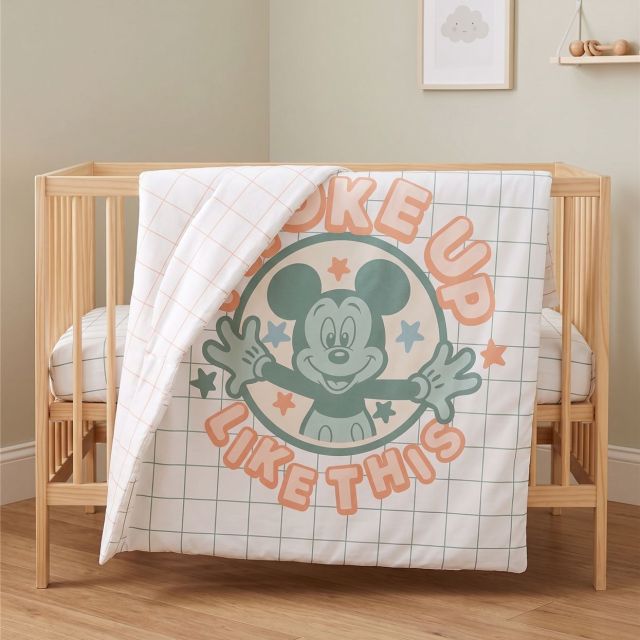מצעי ג’רסי לתינוקות Mickey Wake Up