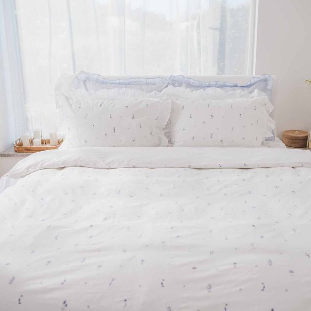 סט מצעים כותנה פרקל 200 חוטים דגם Delhi