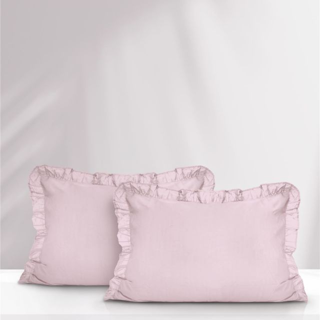 זוג ציפיות כותנה פרקל דגם Chic