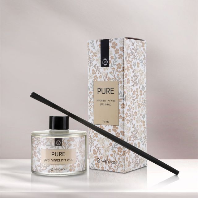 מפיץ ריח דיפיוזר מקלות - Pure