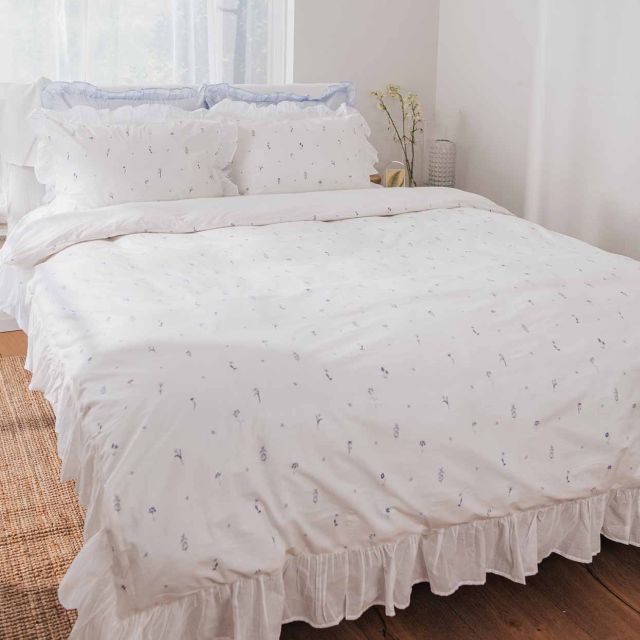 סט מצעים כותנה פרקל 200 חוטים דגם Delhi