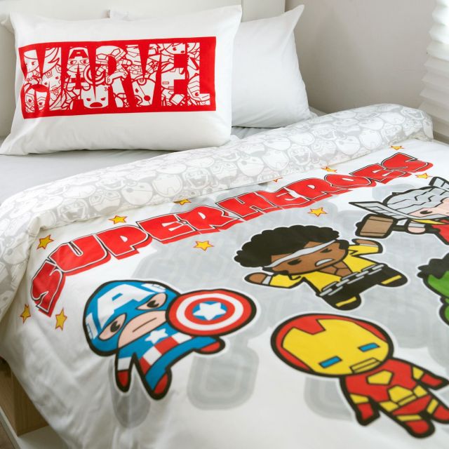 מצעי כותנה ילדים Super Heroes