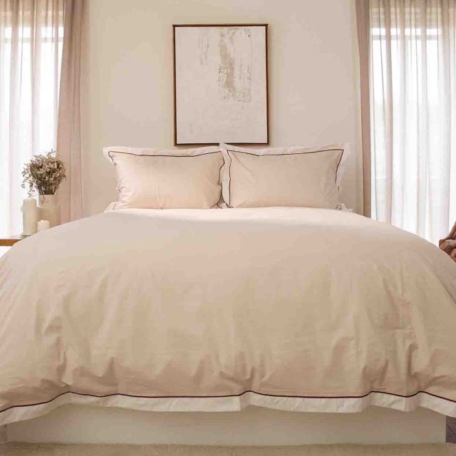 סט מצעי פרקל 200 חוטים - דגם Carolina