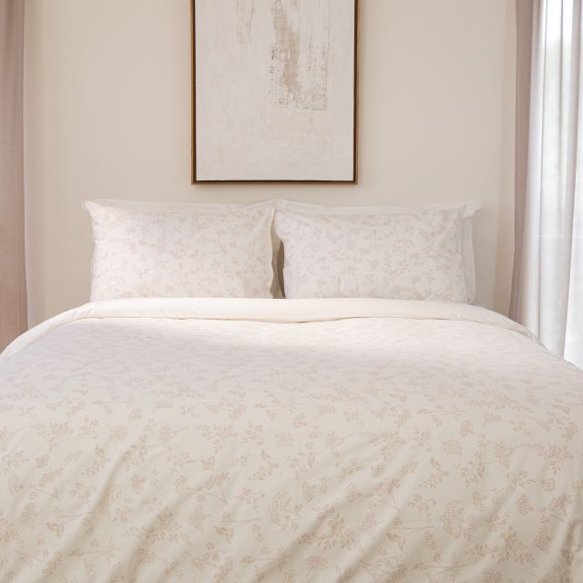 סט מצעי כותנה פרקל 200 חוטים - דגם Olivia